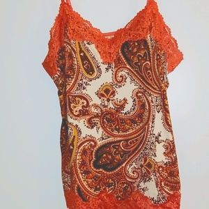 Lane Bryant paisley tank, 18/20